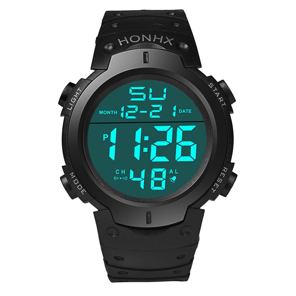 Sport Watches Men Waterproof LCD Digital